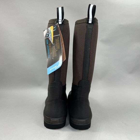 Muck Boots Chore Cool Boots Men's 9 Brown Rubber Tall Waterproof Outdoor Work - Picture 4 of 12